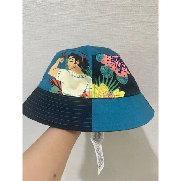 Disney Parks Encanto La Familia Bucket Hat for Adults NWOT Blue Green - Picture 1 of 7